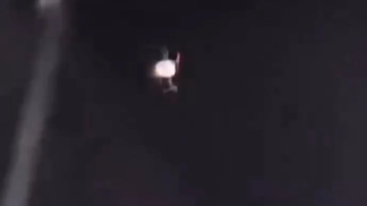 Drone que atingiu menino