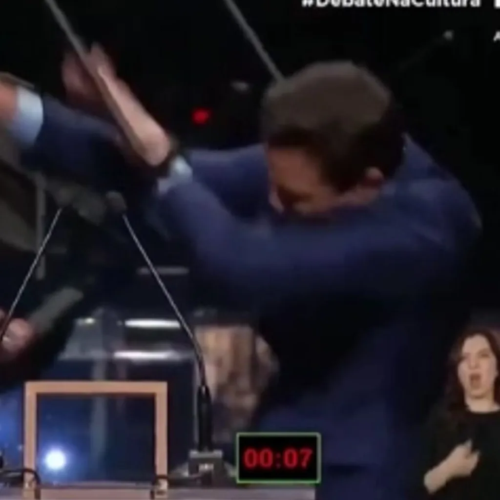 Os candidatos à Prefeitura de São Paulo participavam de um debate na TV Cultura (Imagem: Reprodução/ TV Cultura)