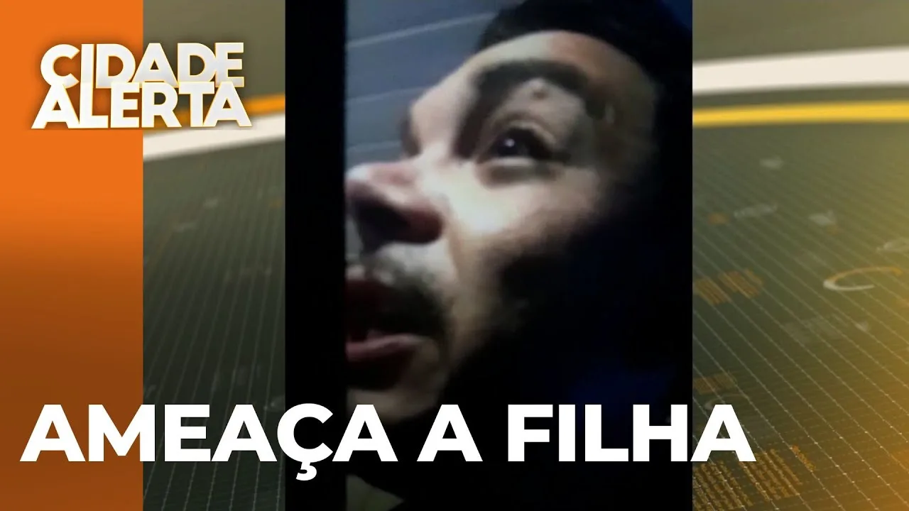 Em ligação de vídeo com a ex, homem bate e ameaça matar a filha de 7 anos