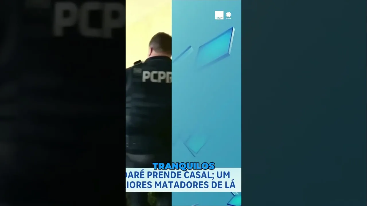 Casal é preso em Almirante Tamandaré; homem era conhecido como um dos maiores matadores