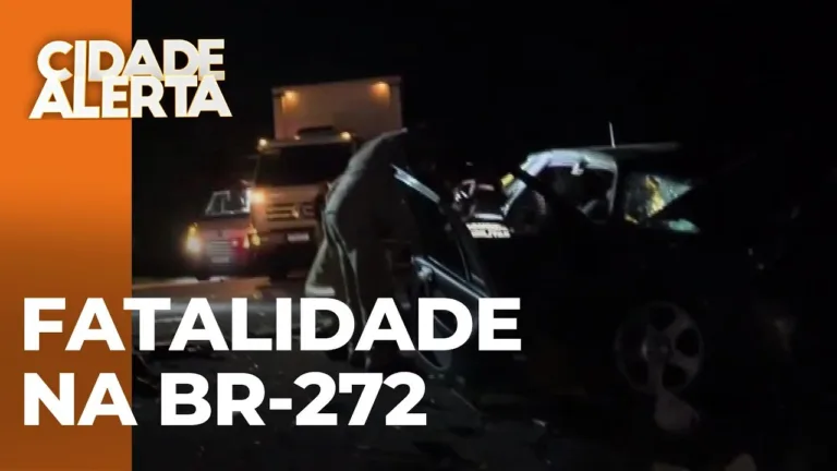 Tragédia na BR-272: Colisão frontal entre carros deixa três mortos entre Campo Mourão e Farol