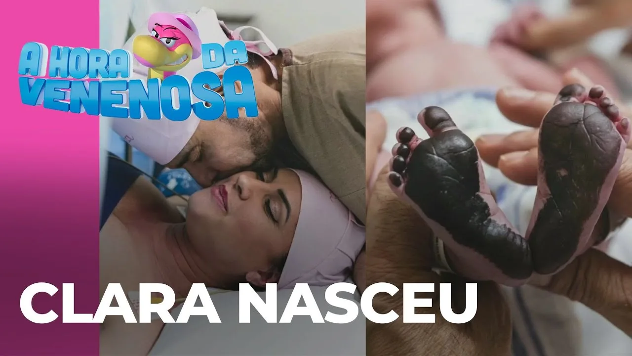 Clara, filha de Zezé Di Camargo com Graciele Lacerda, nasce no natal e interrompe ceia em família