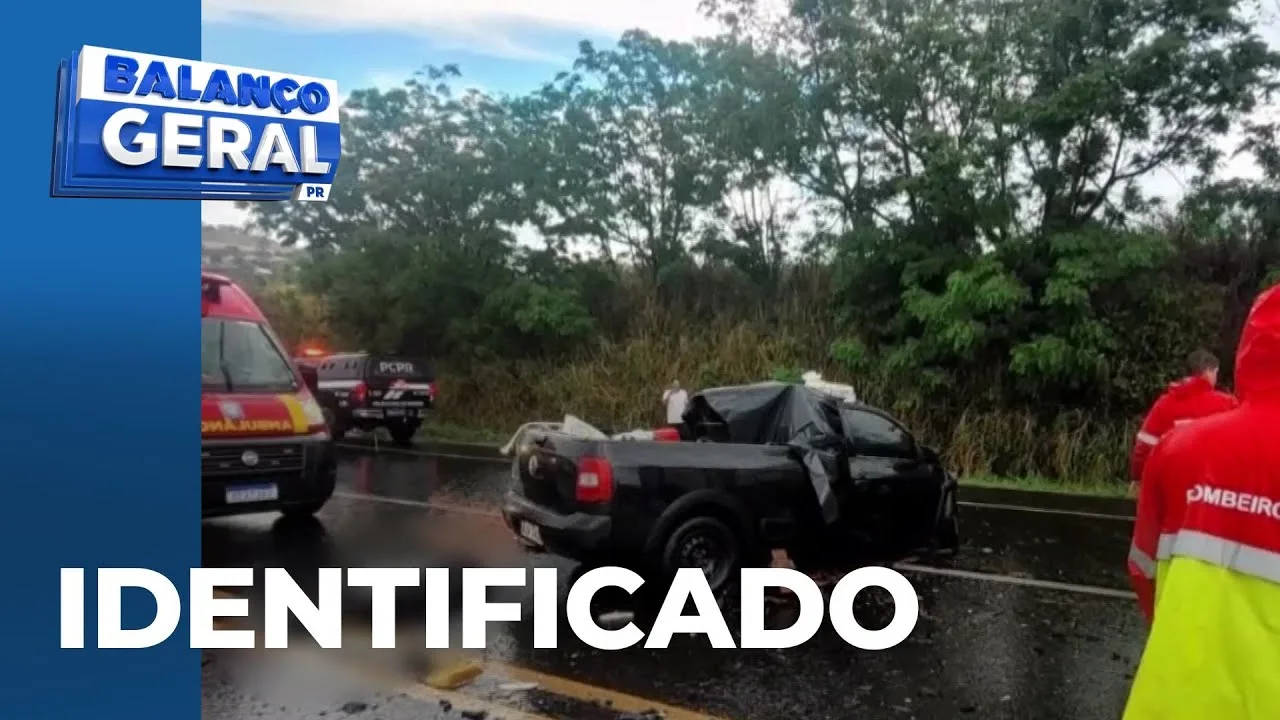 Acidente PR-444: motorista, que morreu na tragédia, é identificado