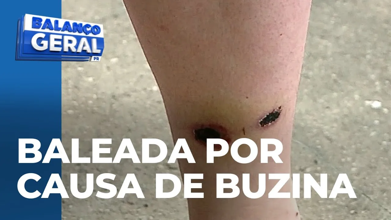 Após buzinada, motorista atira contra carro de casal com bebê de 2 meses e acerta a mulher