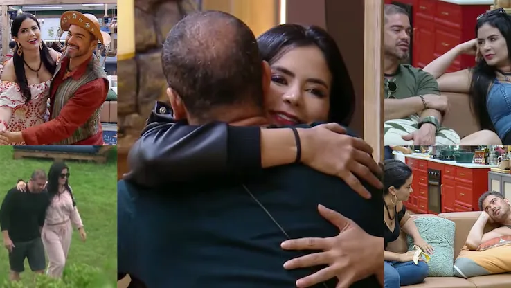 Nêssa e Sidney: novo casal de A Fazenda 16? (Imagem: Reprodução / PlayPlus)