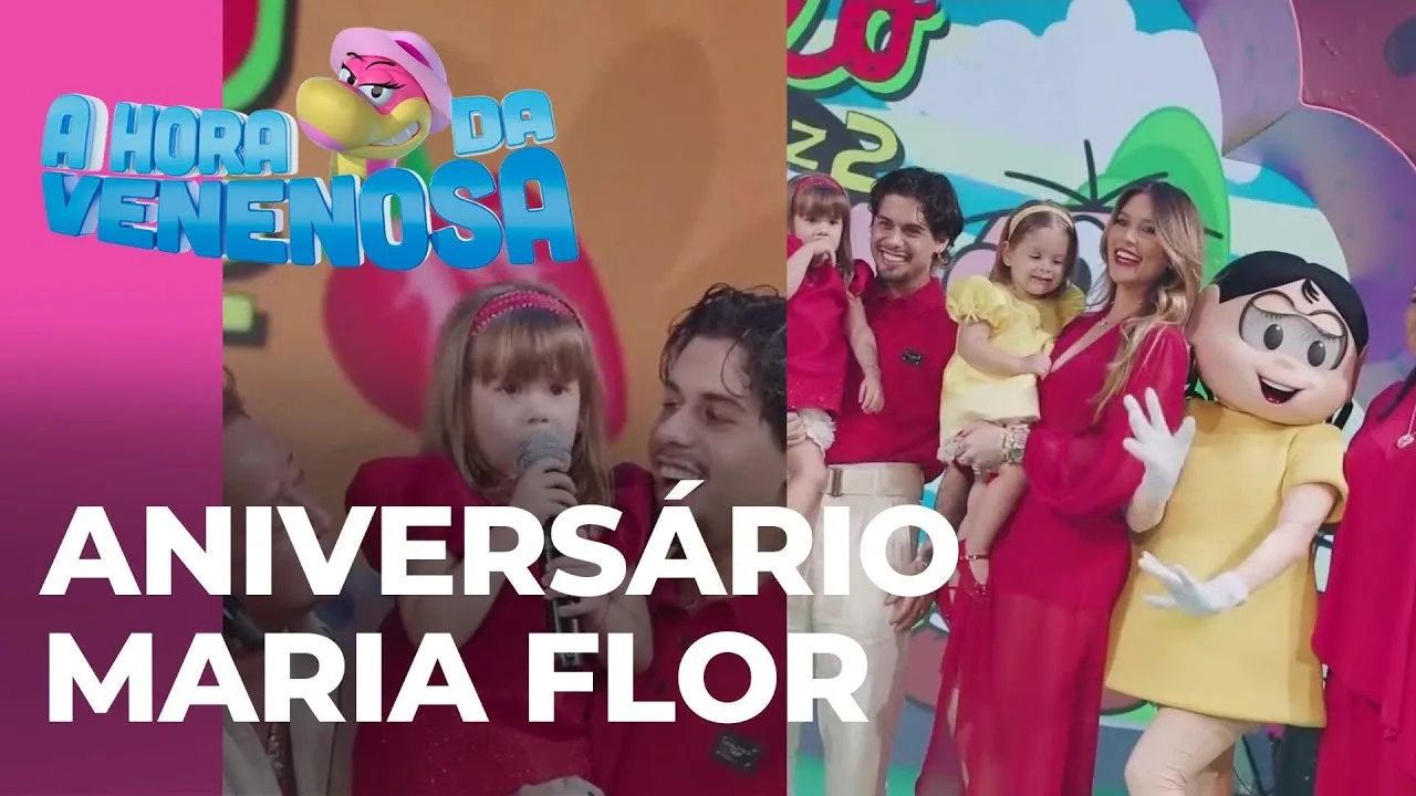 Confira a repercussão da festa de dois anos da Maria Flor, filha da Virgínia e do Zé Felipe