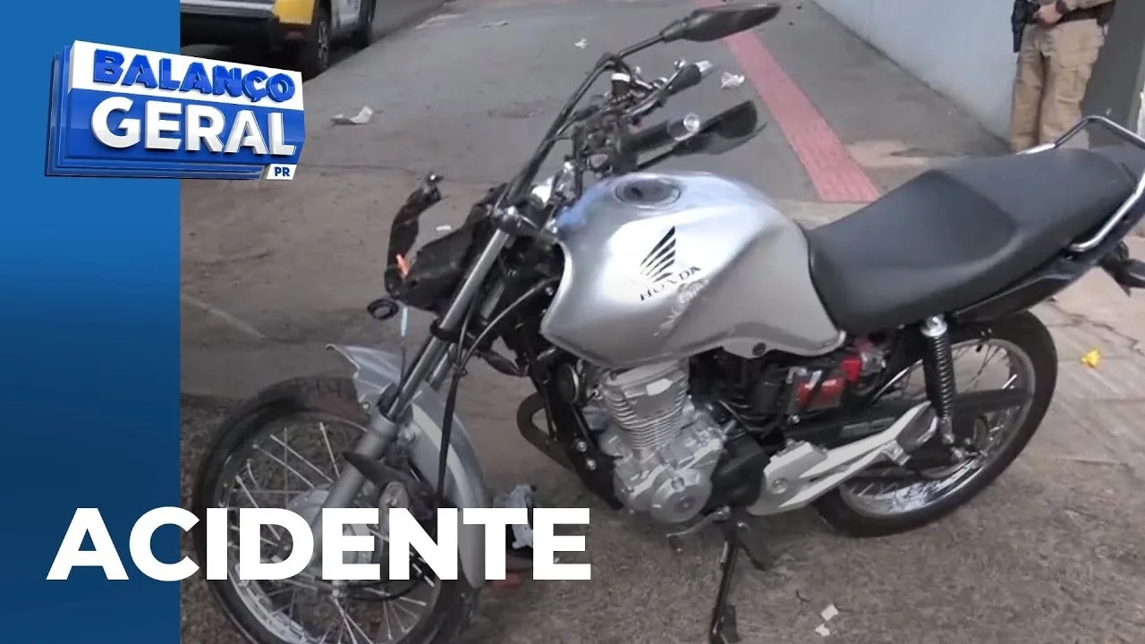 Jovem é intubado após bater moto em lixeira na AV. Jinroku Kubota; ele estava a caminho do trabalho