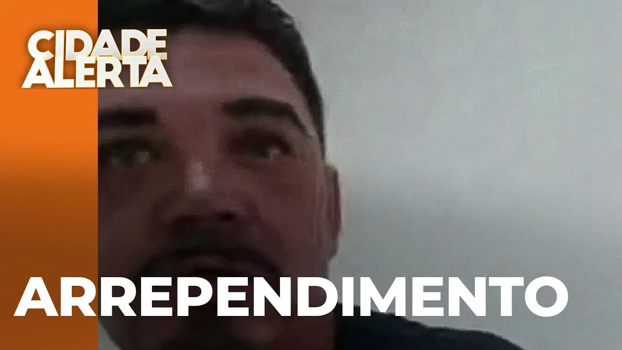 Homem preso por bater e ameaçar de morte a filha de 7 anos, se arrepende e diz ser um bom pai