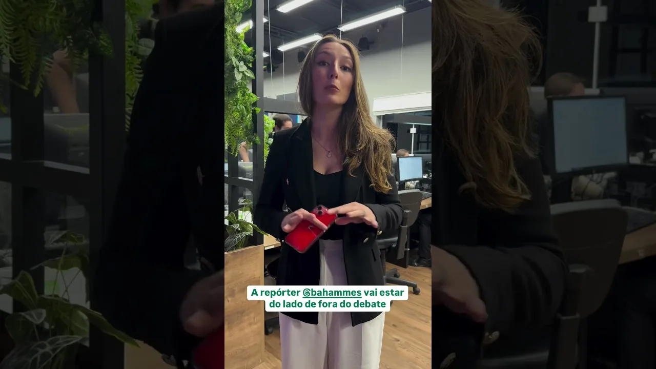 A repórter Bárbara Hammes vai estar do lado de fora do debate