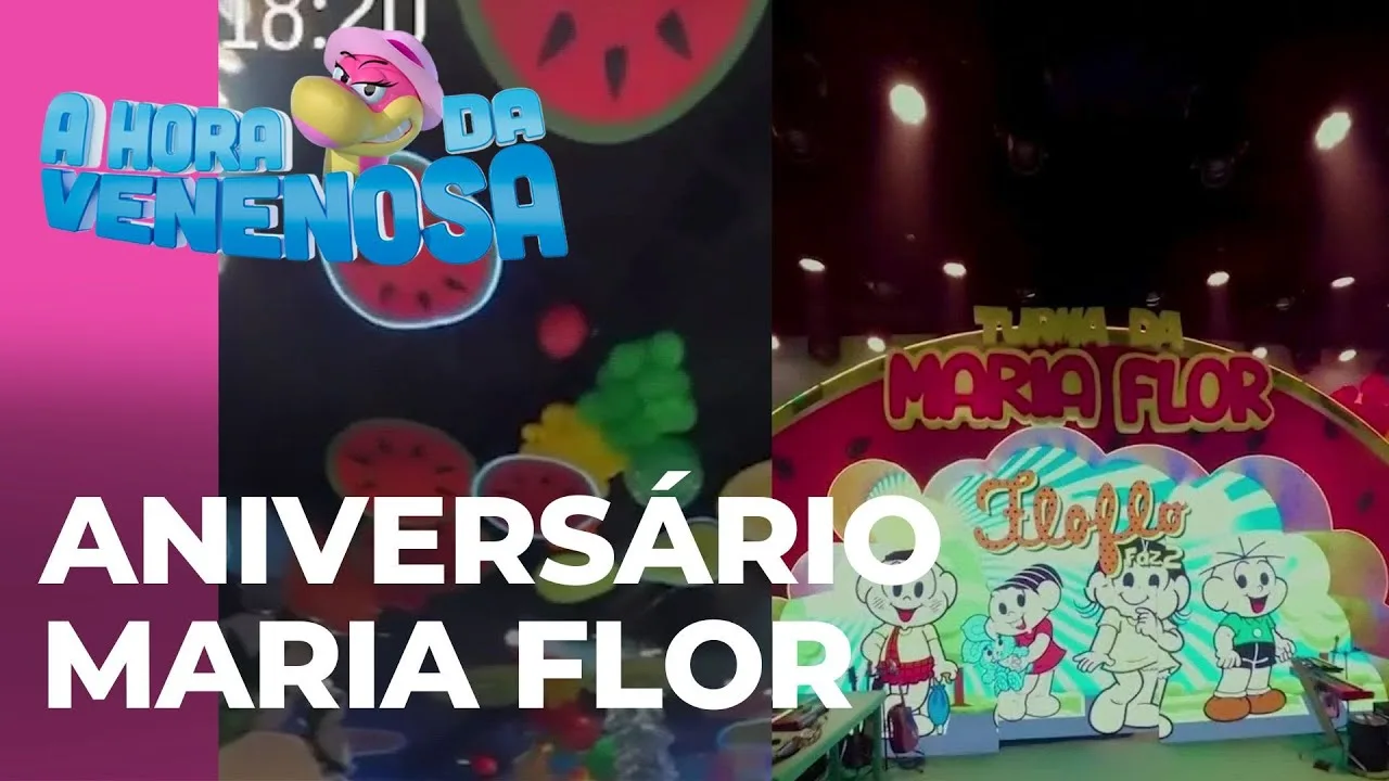 Veja os detalhes da festa de aniversário de 2 anos da Maria Flor, filha de Virgínia e Zé Felipe