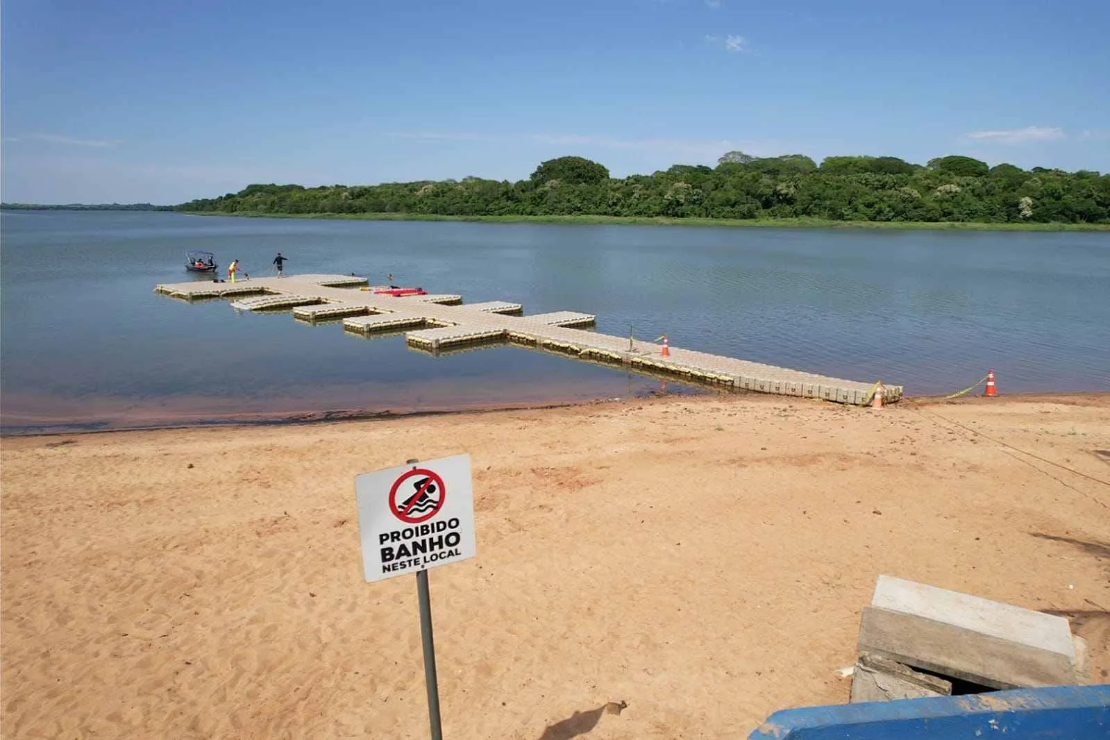 O condutor do et ski fugiu do local