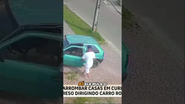 Suspeito de arrombar casas em Curitiba e Colombo, é preso dirigindo carro roubado