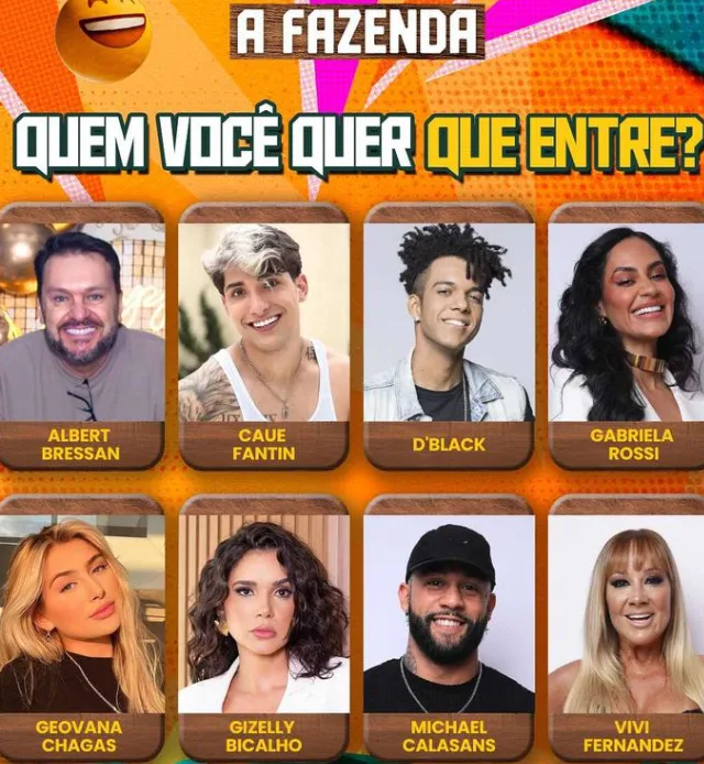 Participantes do Paiol de A Fazenda 16 (Imagem: Reprodução / Instagram-@afazendarecord)