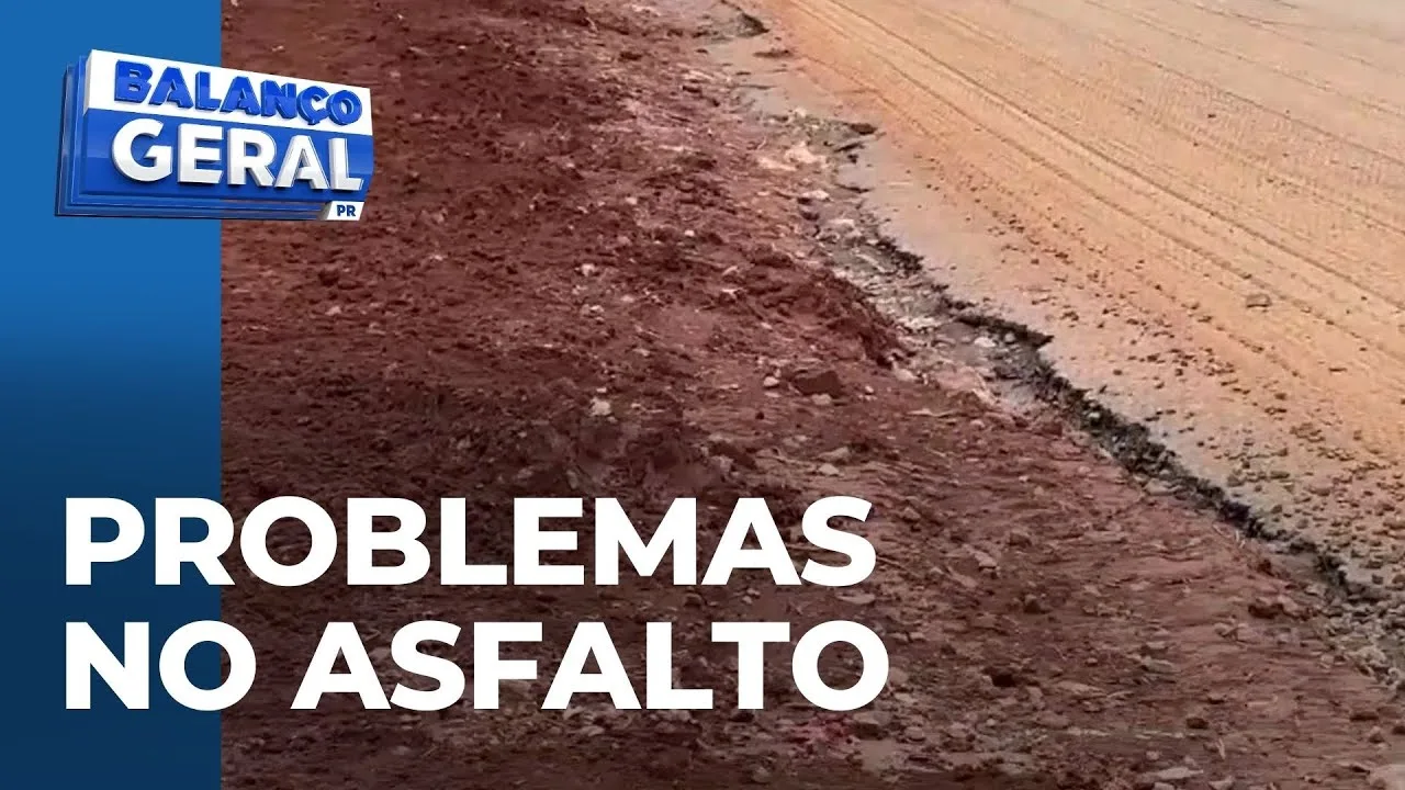 Chuvas degradam asfalto no bairro Floresta, em Cascavel: Moradores reclamam