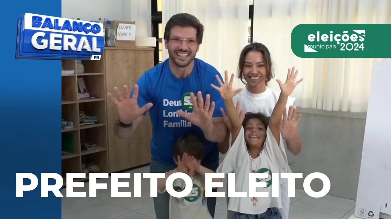 Eleições 2024: Tiago Amaral é eleito prefeito de Londrina e falou ao BG sobre suas propostas