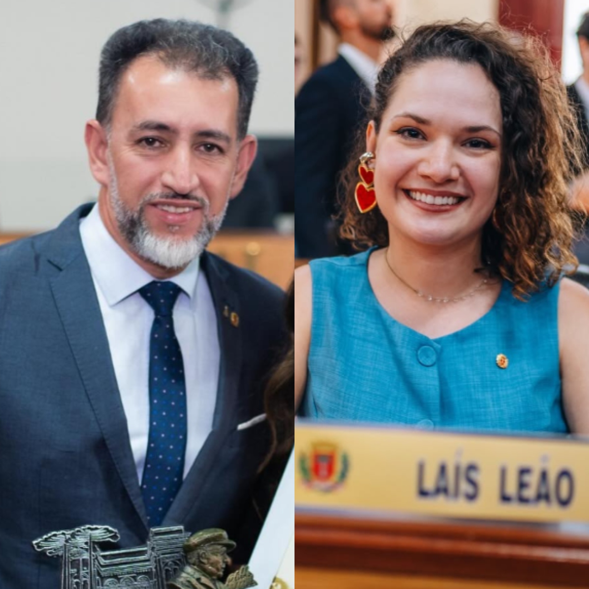 Vereadores do PDT vão ficar independentes, com isso oposição passa a ter apenas cinco parlamentares (Fotos: Reprodução/ Redes Sociais)