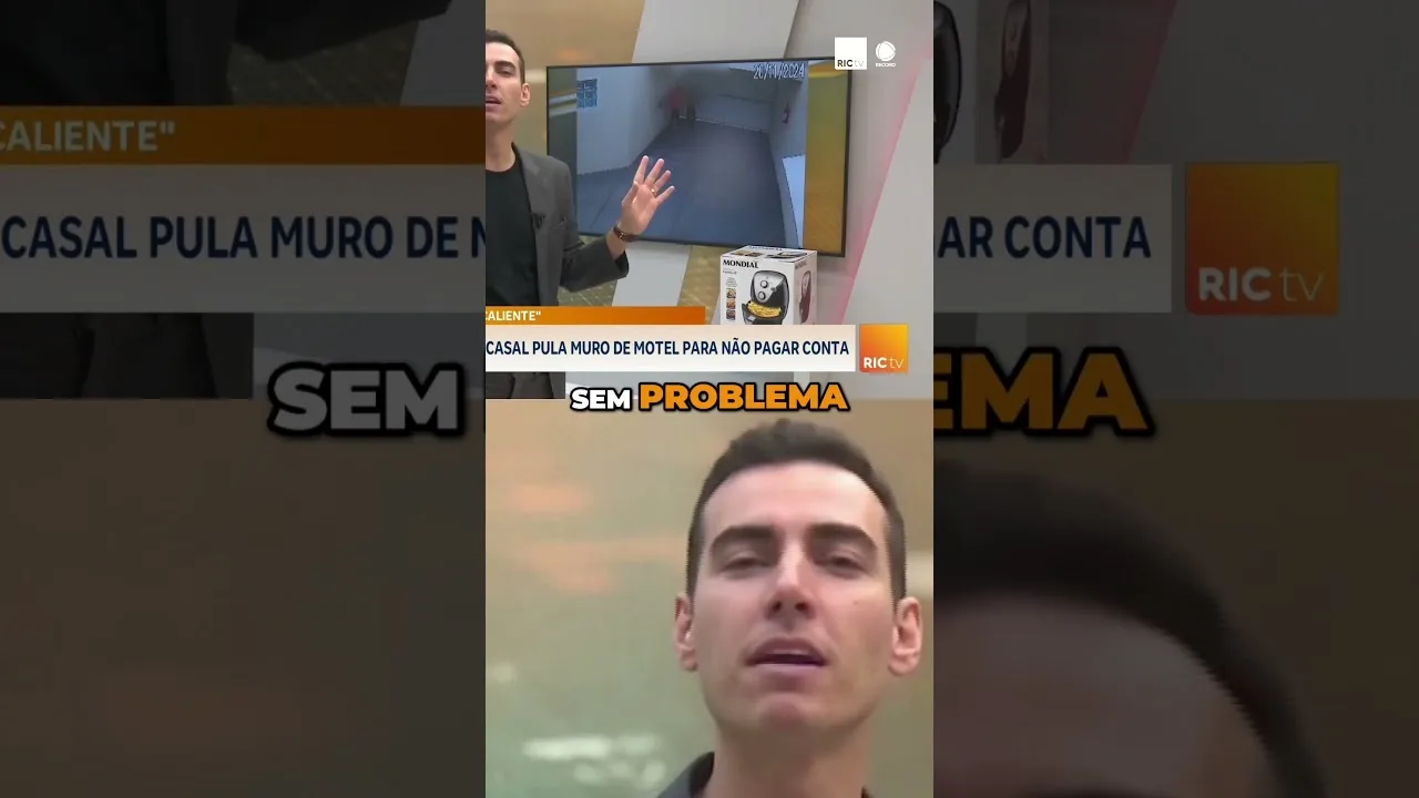 Calote após amor: casal pula muro de motel para não pagar a conta