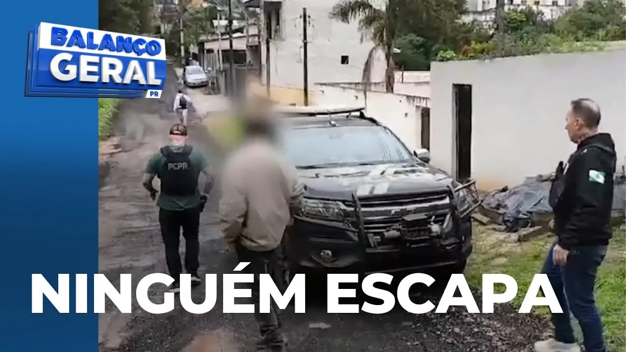 Foragido por roubo, tráfico e violência doméstica são presos em Curitiba e região
