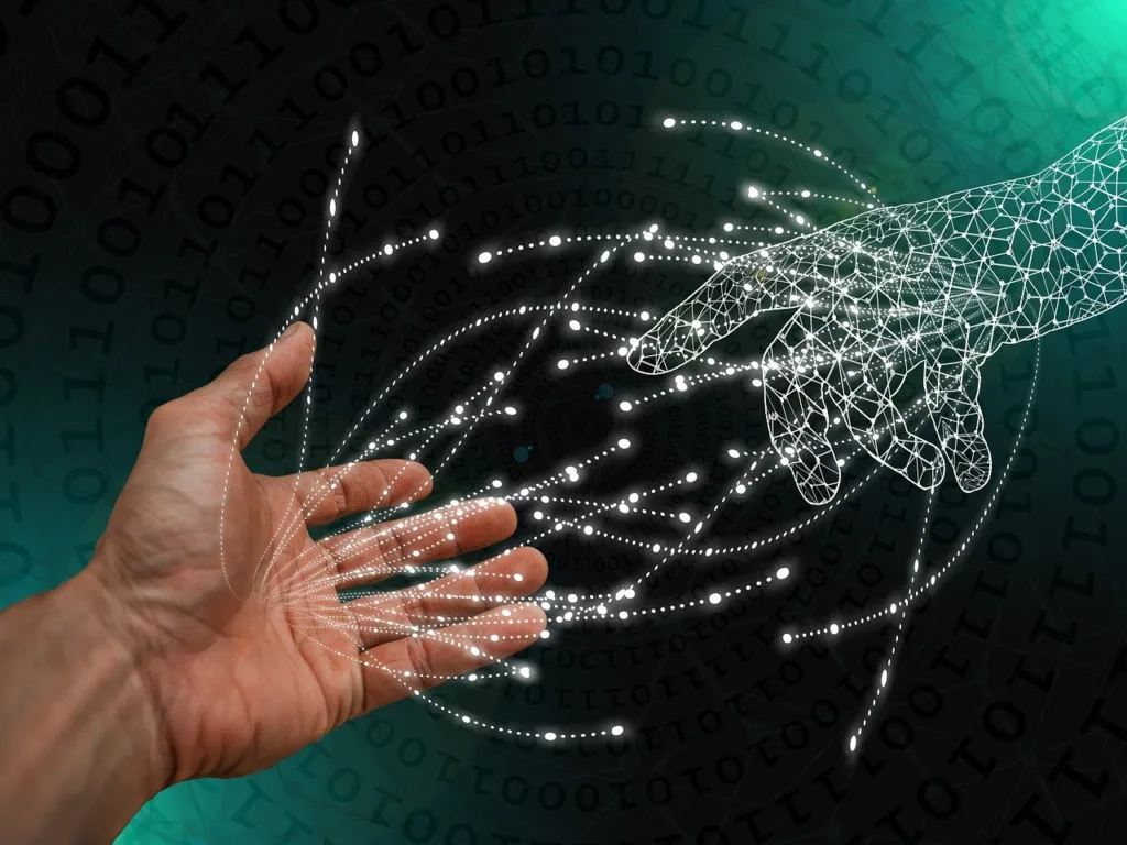 Homem e máquina se conectam por meio da inteligência artificial