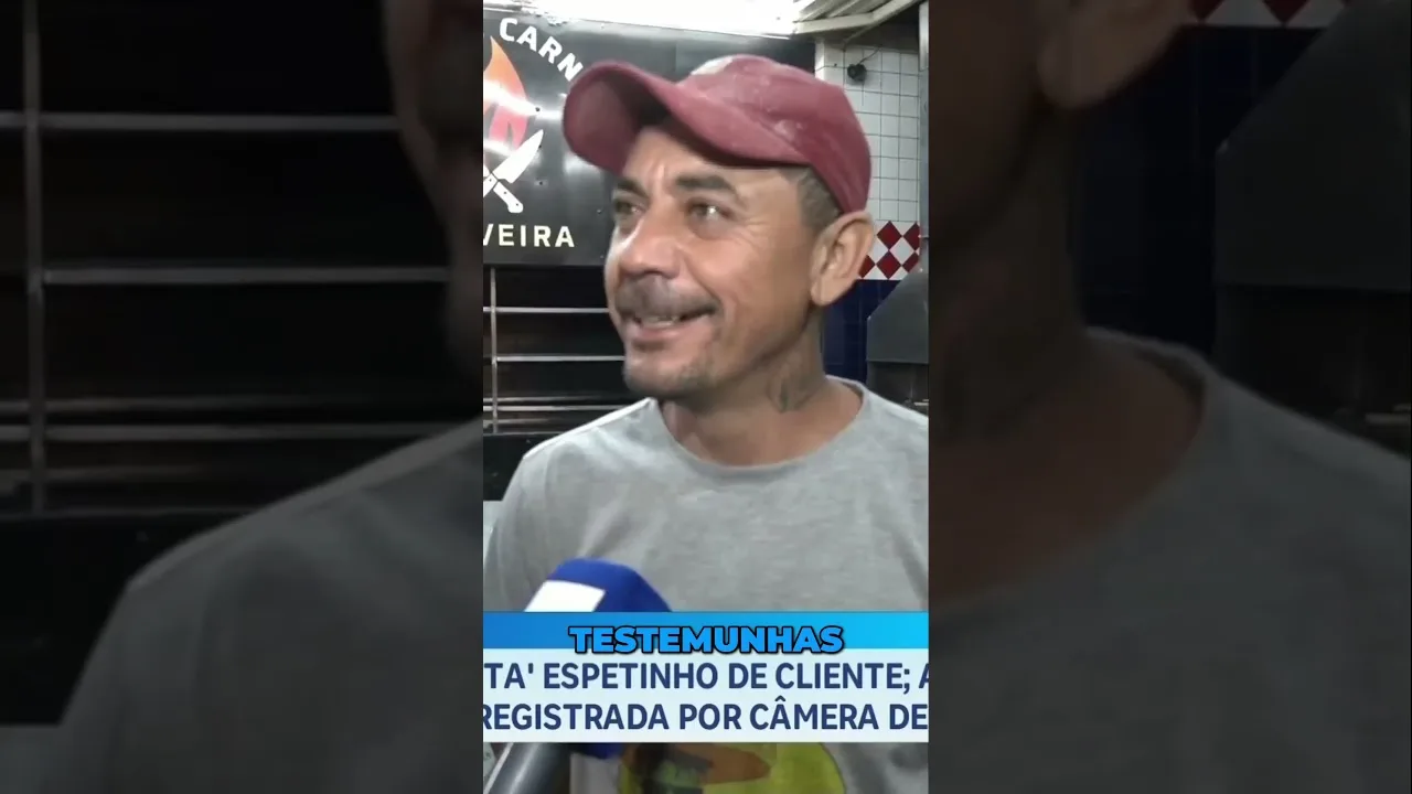 Câmera mostra momento em que cachorro 'furta' espetinho de cliente em comércio