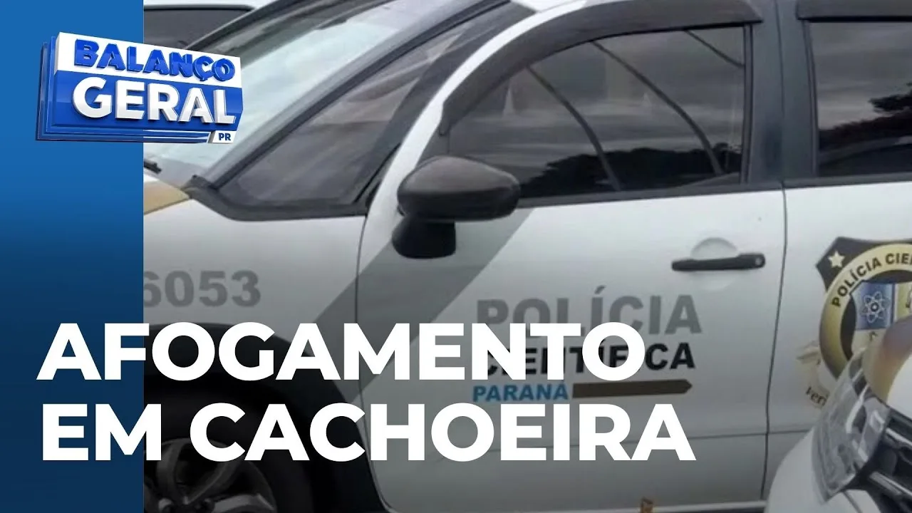 Tragédia em Lindoeste: jovem de Cascavel morre afogado em cachoeira