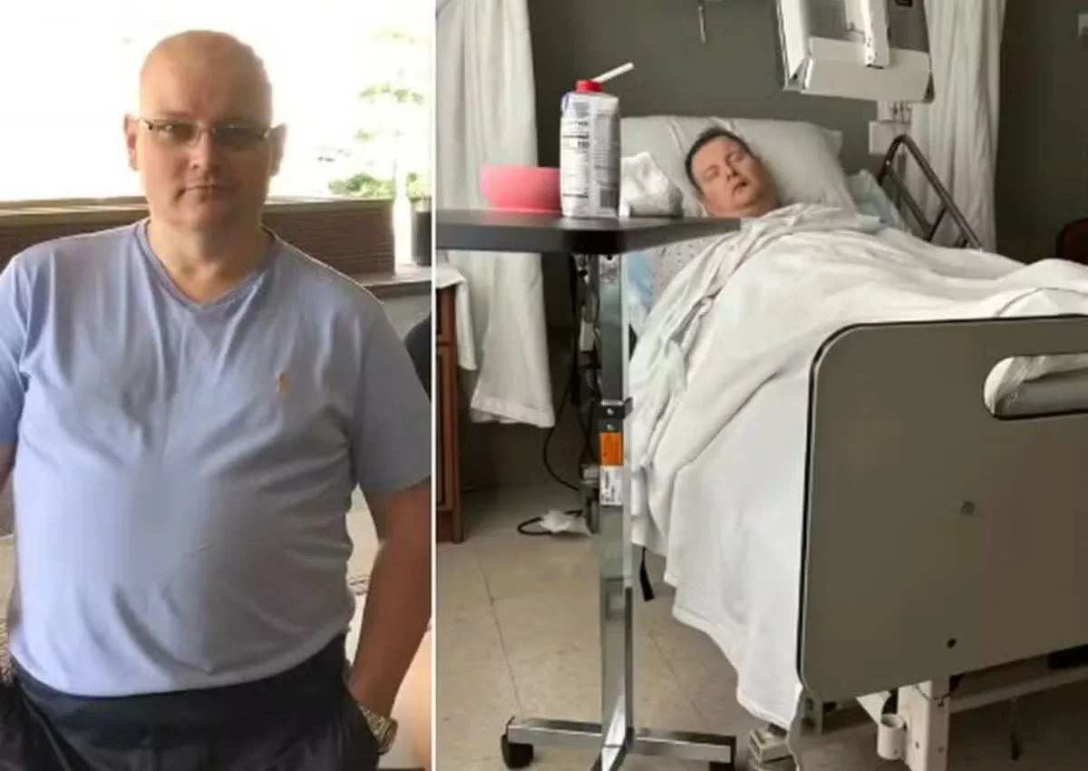 Richard Pawulski contraiu doença após ser picado por mosquito