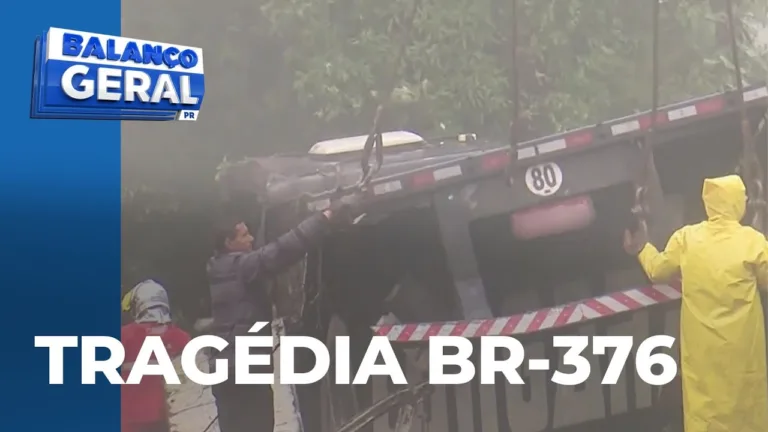 Van com atletas de remo é esmagada por carreta na BR-376