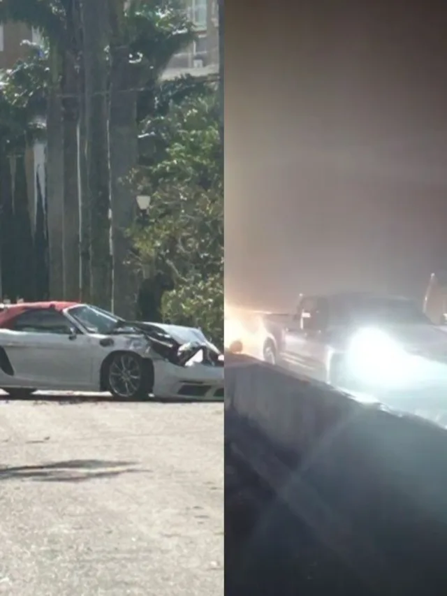 Porsche de R$ 650 mil abandonado e acidente na BR-376: veja no RIC Notícias Manhã