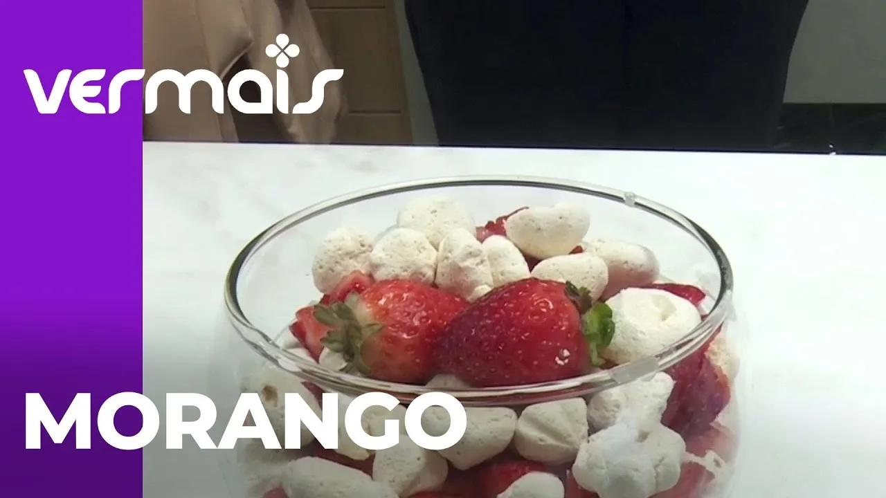 Morango com suspiro: um doce delicioso para o fim de ano