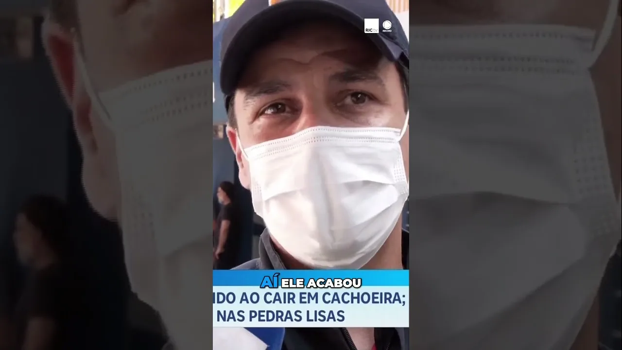 Pastor fica ferido ao cair em cachoeira de Marialva; este teria escorregado nas pedras lisas