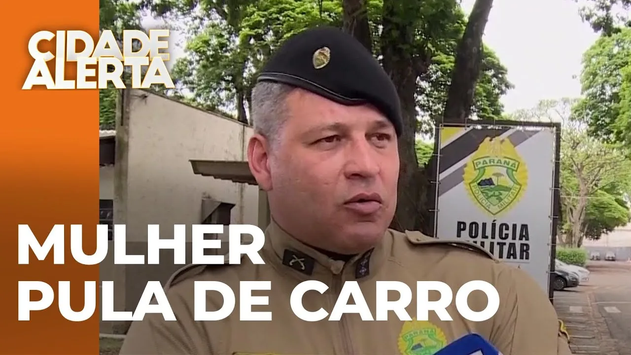 Mulher salta de carro em movimento para fugir de ameaças do ex-marido