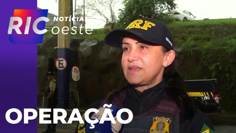 Polícia Rodoviária Federal faz operação na ponte da amizade, com foco nos motociclistas