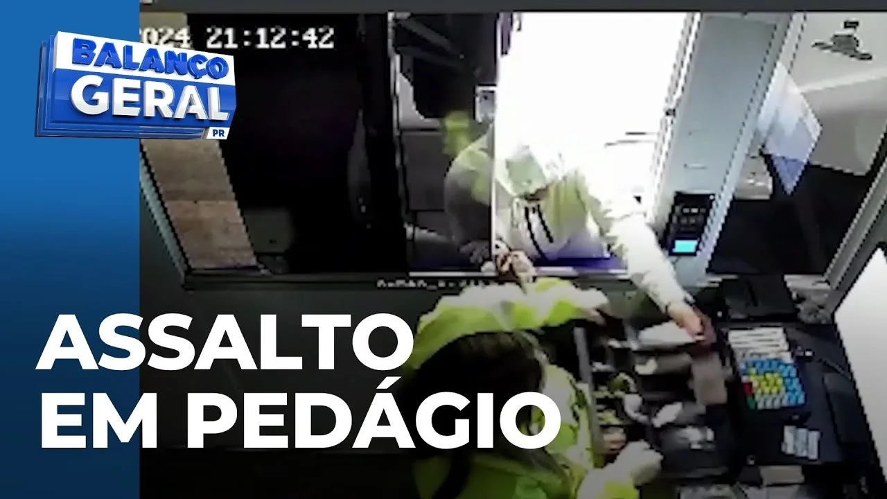 Praça de pedágio é assaltada, polícia fecha o cerco e um suspeito morre em confronto