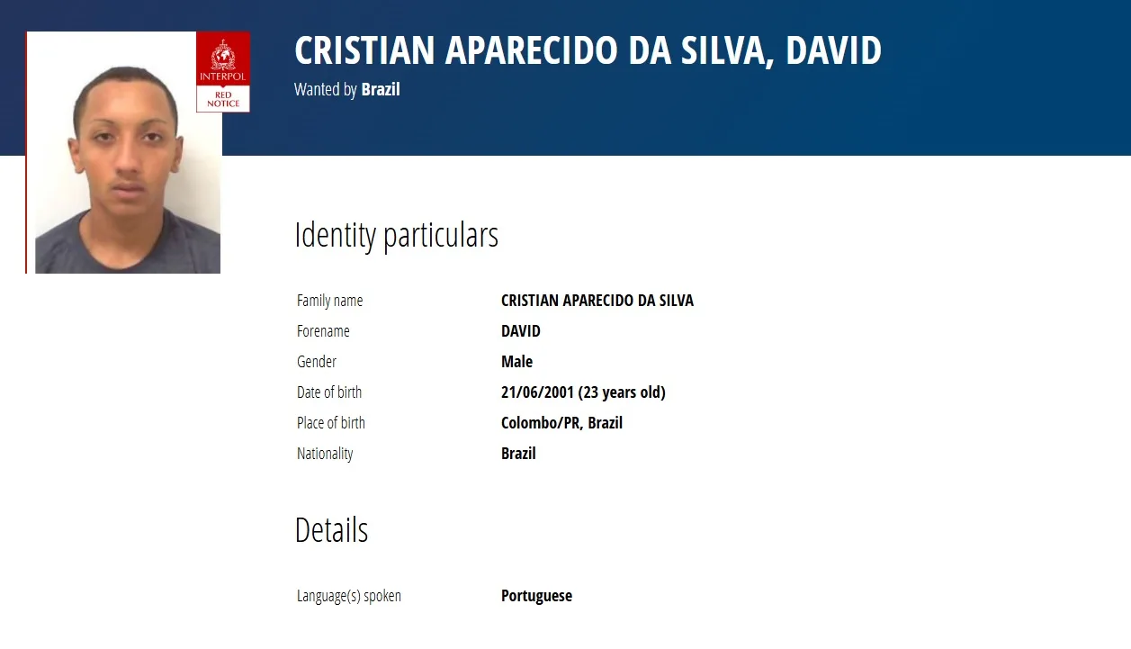 Foragido da Interpol é preso pela Polícia Civil no Paraná
