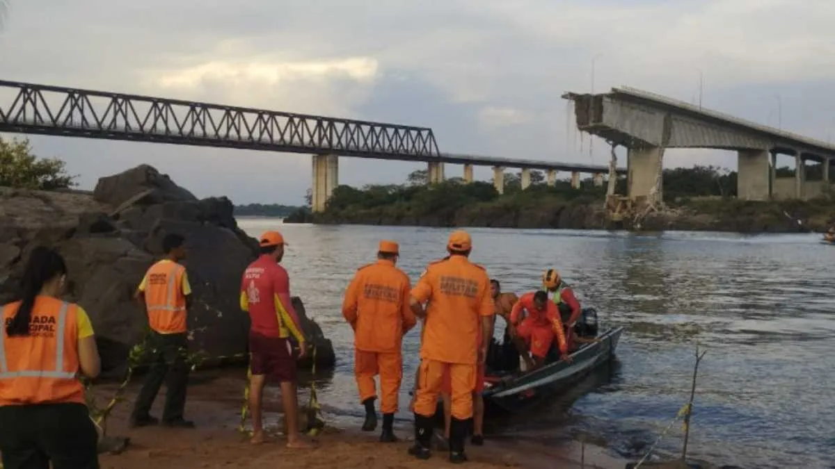 ponte desaba tocantins maranhão buscas ácido sulfúrico