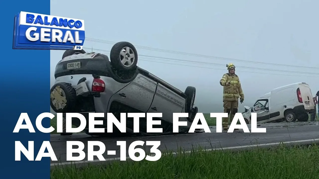 Rapaz morre após perder controle e colidir com dois veículos na BR-163