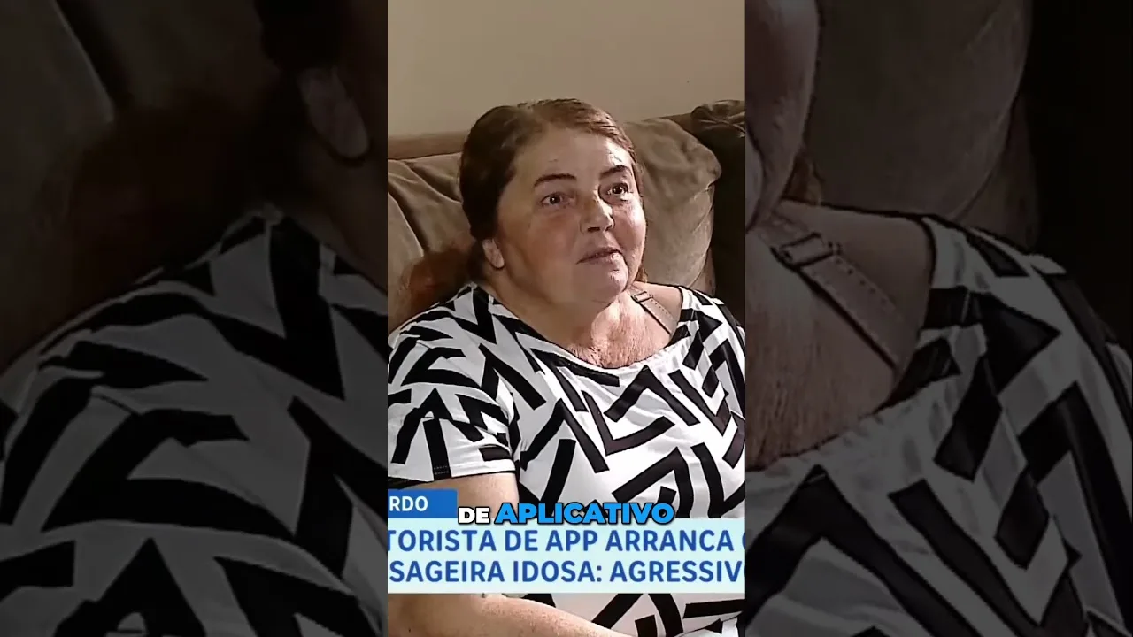 Idosa denuncia motorista de app por agressão: ela caiu após ser arrastada ao descer do carro