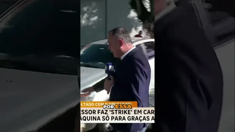 Rolo compressor arrasta vários carros em Curitiba; máquina só parou graças a testemunha