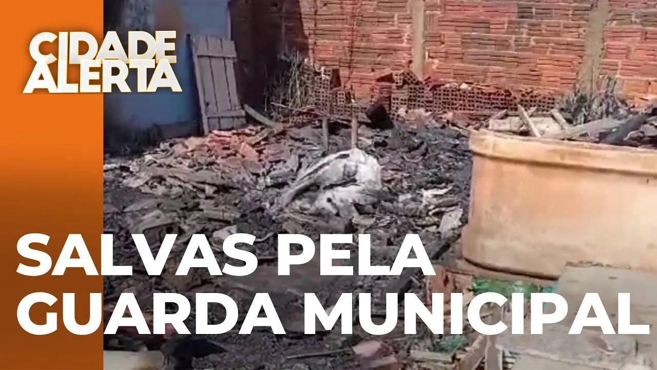 Guarda Municipal de Sarandi evita tragédia e salva mulheres de incêndio em residência