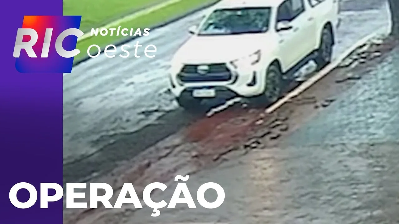 Em Cascavel, operação da polícia mira grupo especializado em crimes de furto a caminhonete