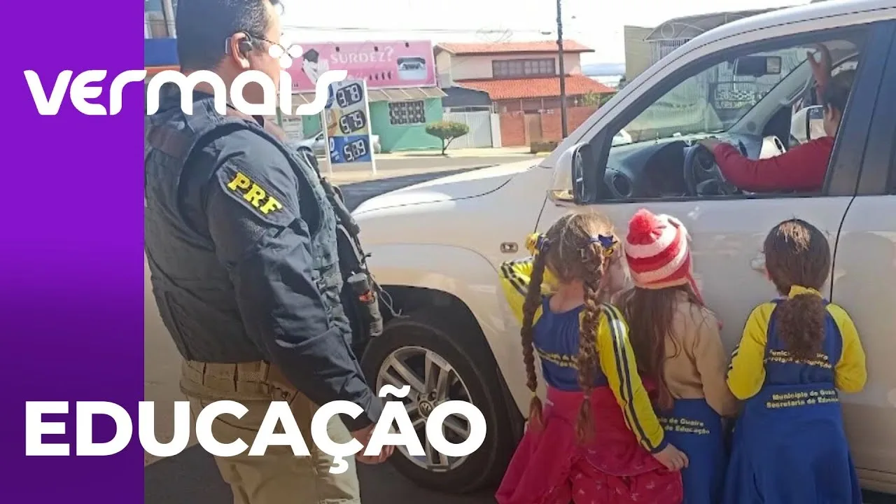 Educação PRF: ação leva conhecimento sobre o trânsito para as escolas públicas de Guaíra