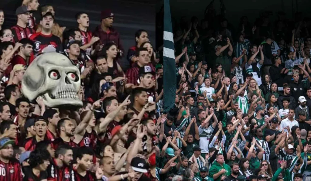 torcidas do athletico e do coritiba no estádio
