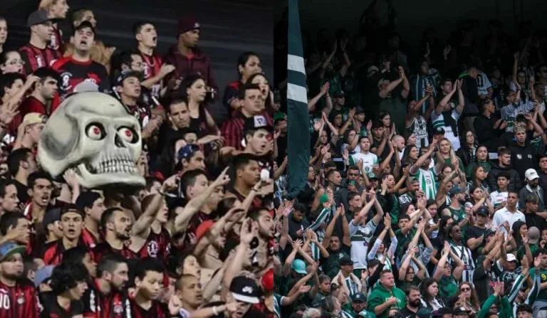 torcidas do athletico e do coritiba no estádio