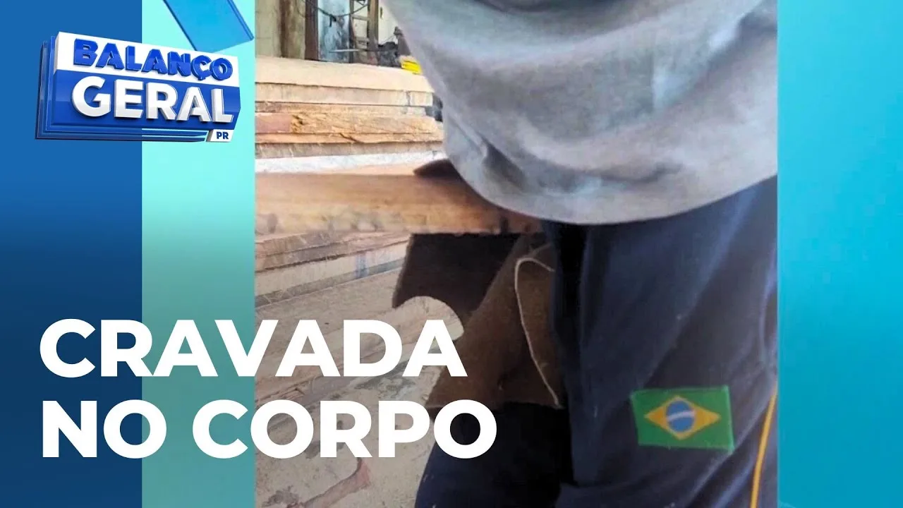 Acidente de trabalho: homem é socorrido em estado grave após ter madeira cravada no corpo