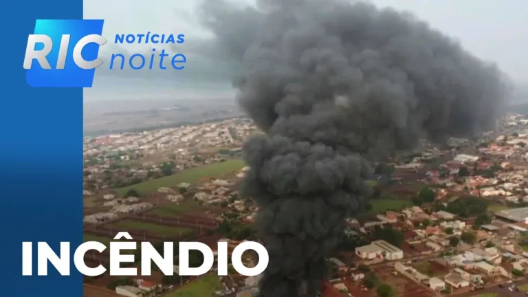 Incêndio destruiu fábrica de medicamentos em Assis Chateaubriand