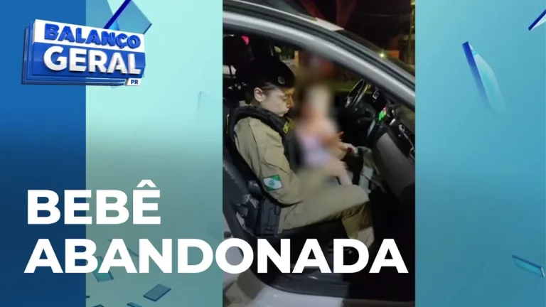 Bebê é encontrada sozinha na rua durante a madrugada