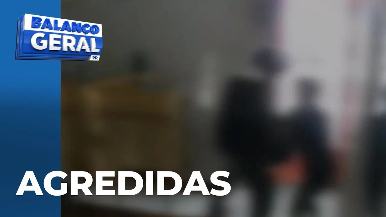 Funcionárias foram agredidas durante assalto a pizzaria; câmera registrou o ocorrido