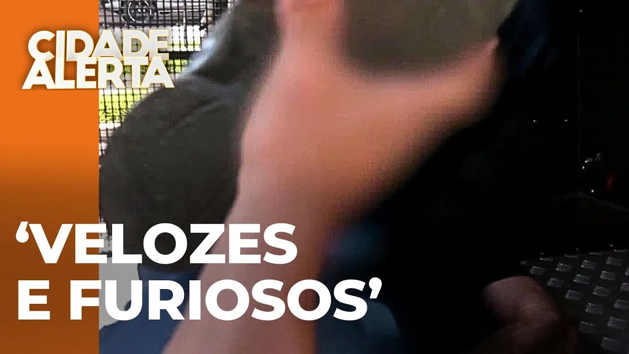 Motorista, com suspeita de embriaguez, faz manobras perigosas e parte para cima da reportagem