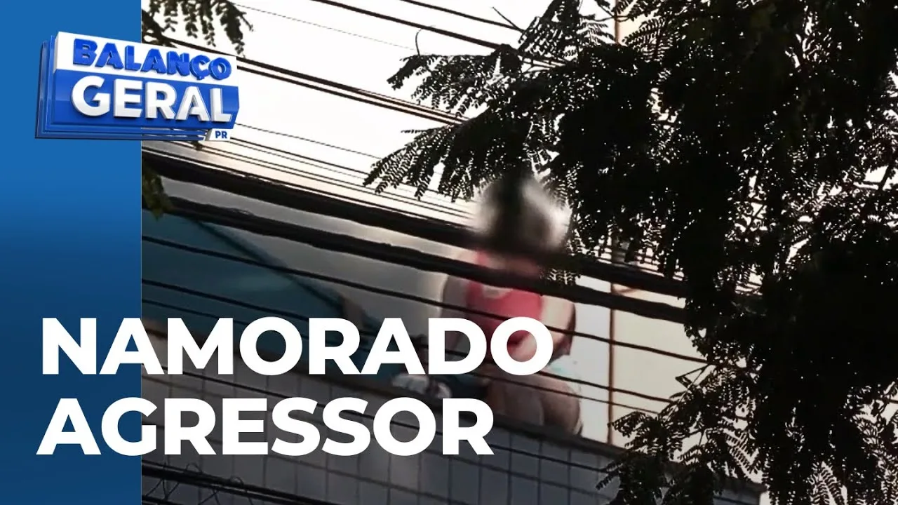 Mulher pula da janela de prédio para se proteger das agressões do namorado