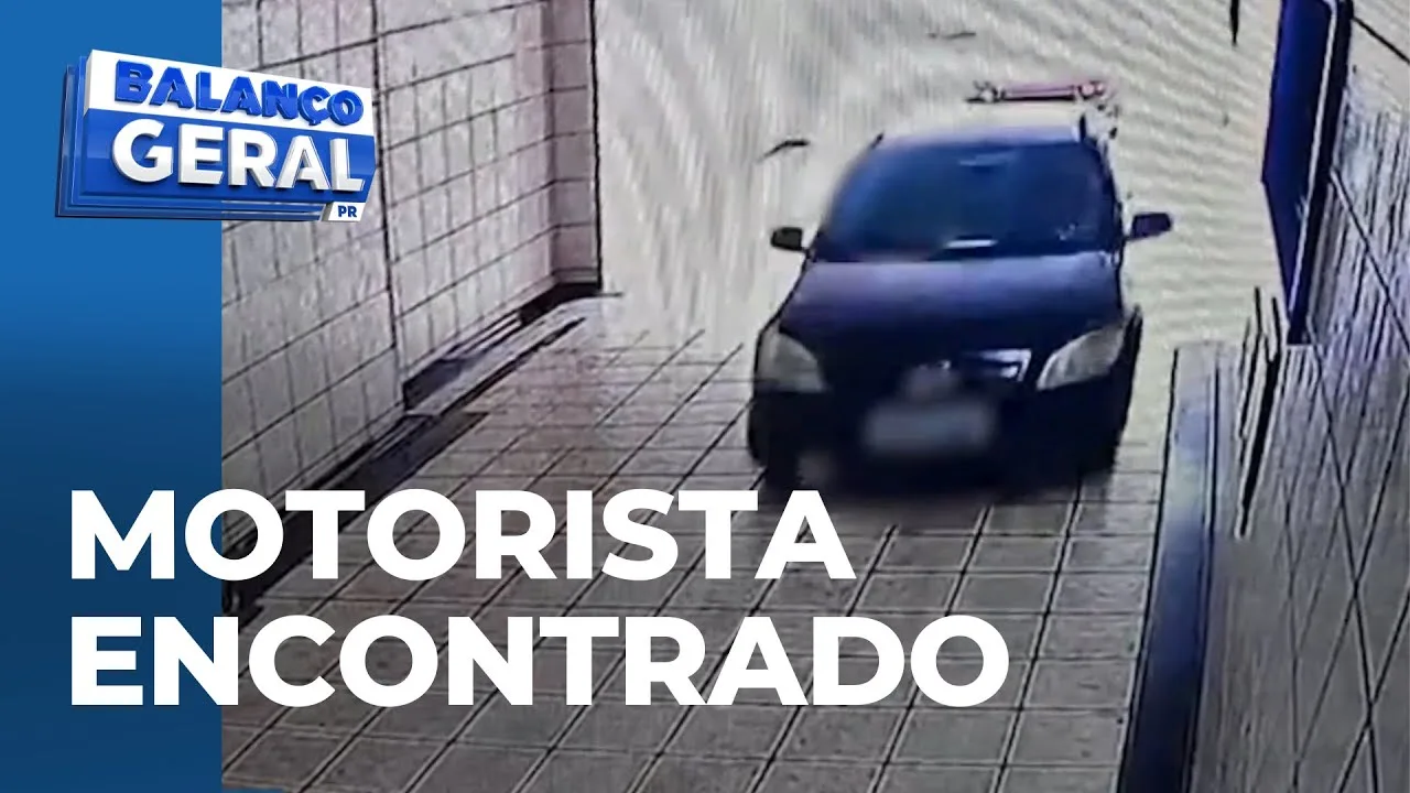 Reportagem encontra motorista de carro que derruba portão de motel e sai sem pagar conta